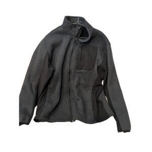 Reebok Black Full Zip Shacket Mens 2XL